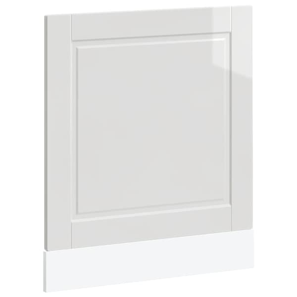 vidaXL Diskmaskinspanel Porto vit 60x1,5x67 cm