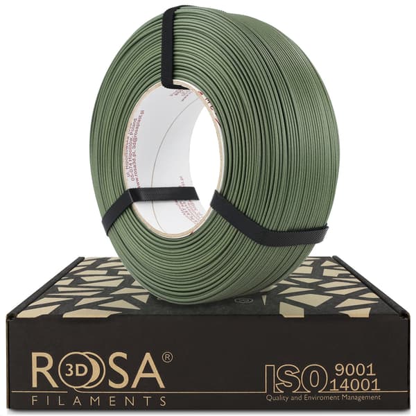 FILAMENT 3D Refill PLA-CF Mat Olivengrøn (1 kg / 1,75 mm)