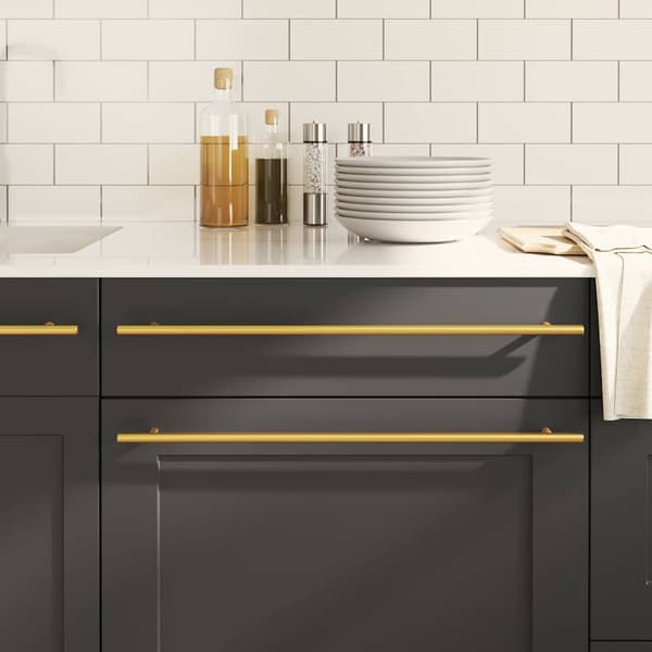 vidaXL skabsgreb, 20 stk., guld, 480 mm, rustfrit stål