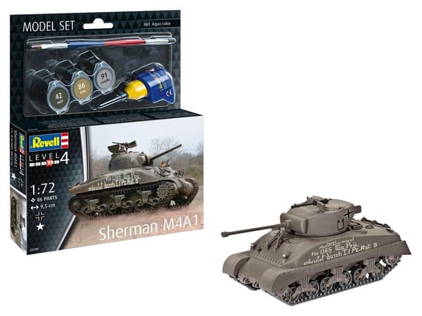 Modelsæt - Sherman M4A1
