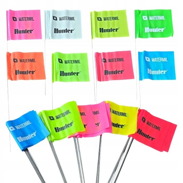 Sprinklermarkeringsflag 10 stk., Hunter/Watermil
