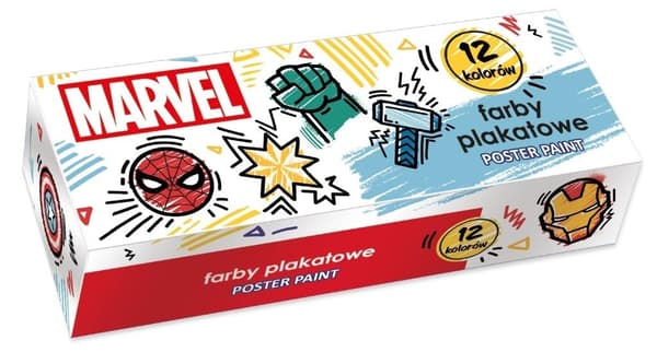 Avengers plakatmaling 20ml 12 farver