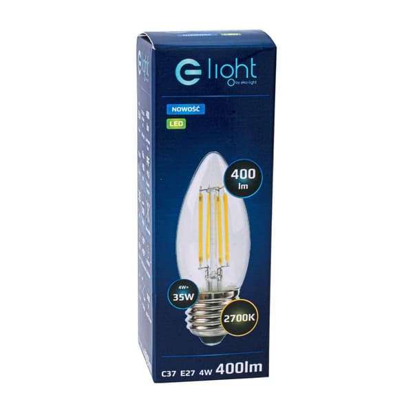 LED-ljuslampa E27 5W