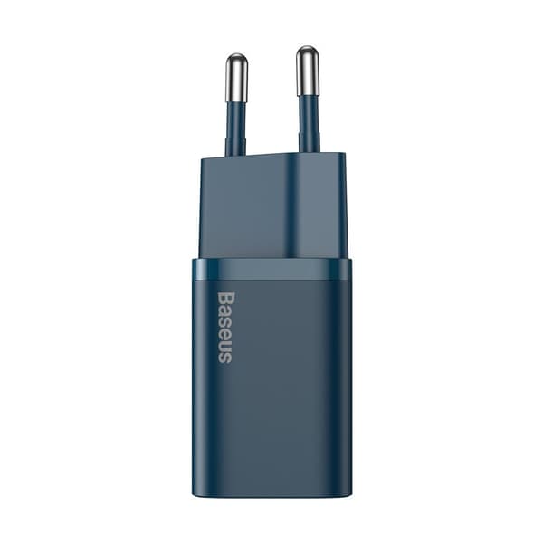 Super Si 1C Snabbladdare USB-C 20W Strömförsörjning Blå