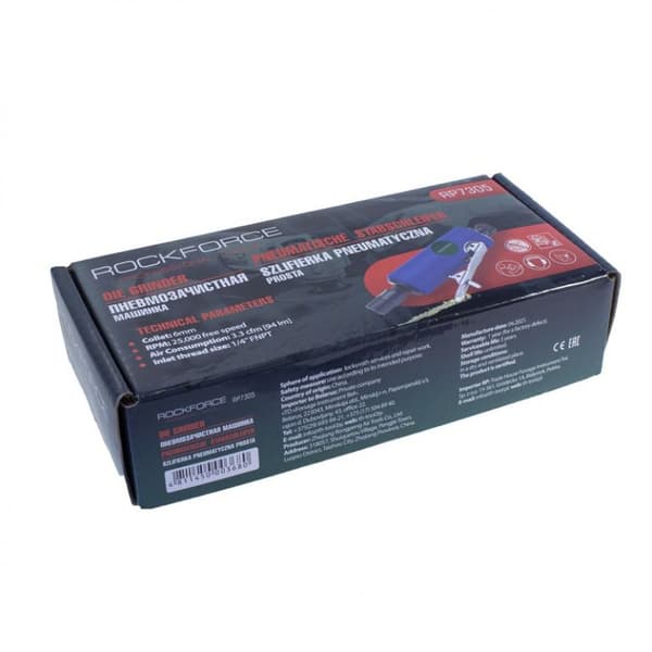 Pneumatisk rakslipmaskin