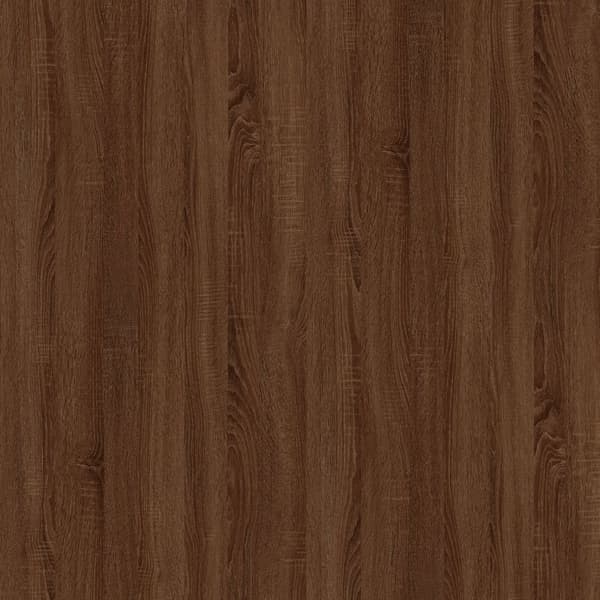 vidaXL sofabord brunt egetræ 100x50x35cm træbaseret materiale