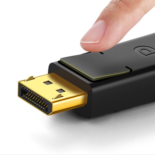 DisplayPort 4K 30Hz 5m musta kaapeli
