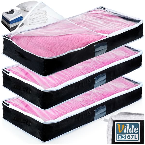 Vuodevaatekansi 67 l 100x45x15 cm 3 kpl