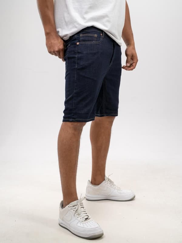 Herre mørkeblå denimshorts MyStars Classic 30