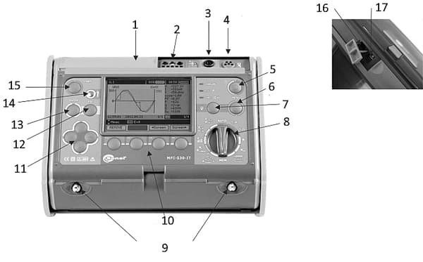 SONEL MPI-530 Monitoiminen sähköasennusparametrimittari