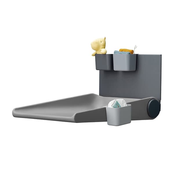 LEANDER WALLY™ - Väggmonterat skötbord, DUSTY GREY