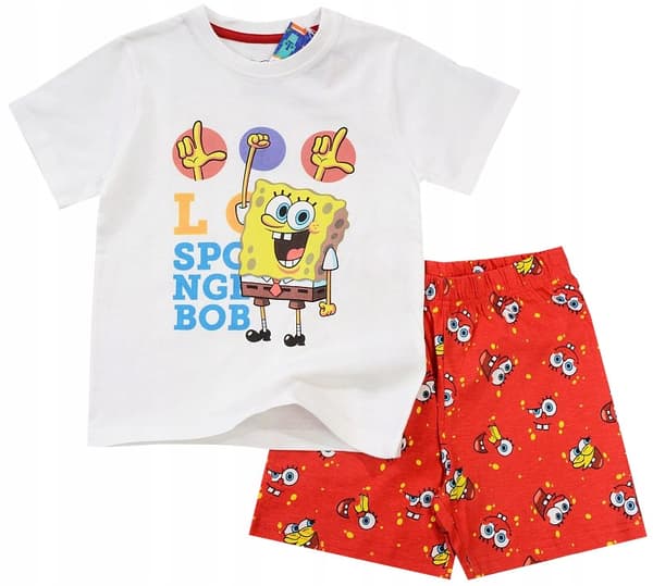 SpongeBob drengepyjamas med kort ærme 104