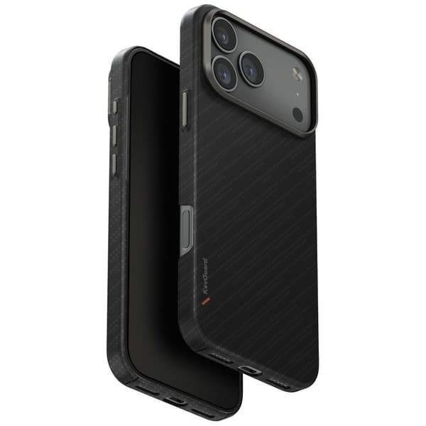 UNIQ Keva EDGE MagSafe -kotelo iPhone 17 Pro Maxille, musta