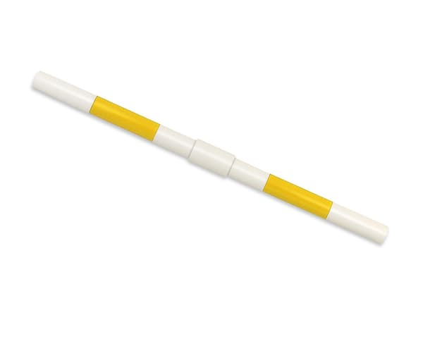 Hoppbom för hobbyhäst - Gul - 160 cm