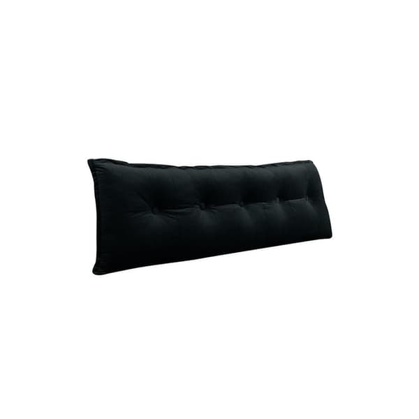 Sort fløjlspude Sort fløjlspude 160 cm