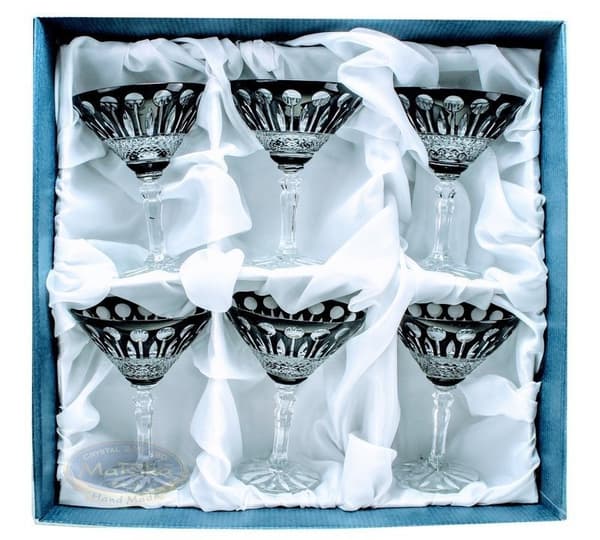 Sorte krystal Martiniglas 170ml franske