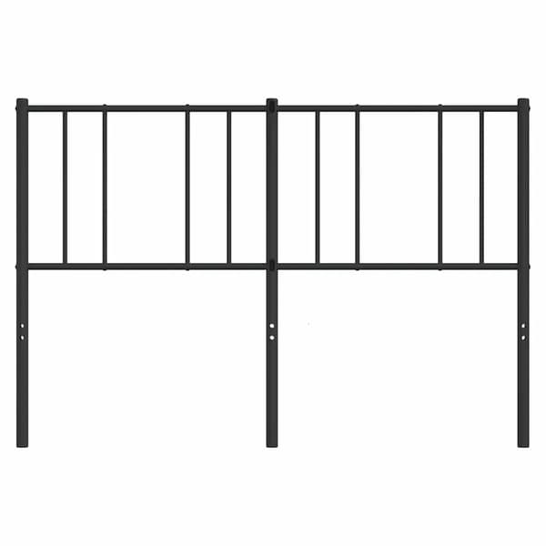 vidaXL metalsengegavl sort 150 cm