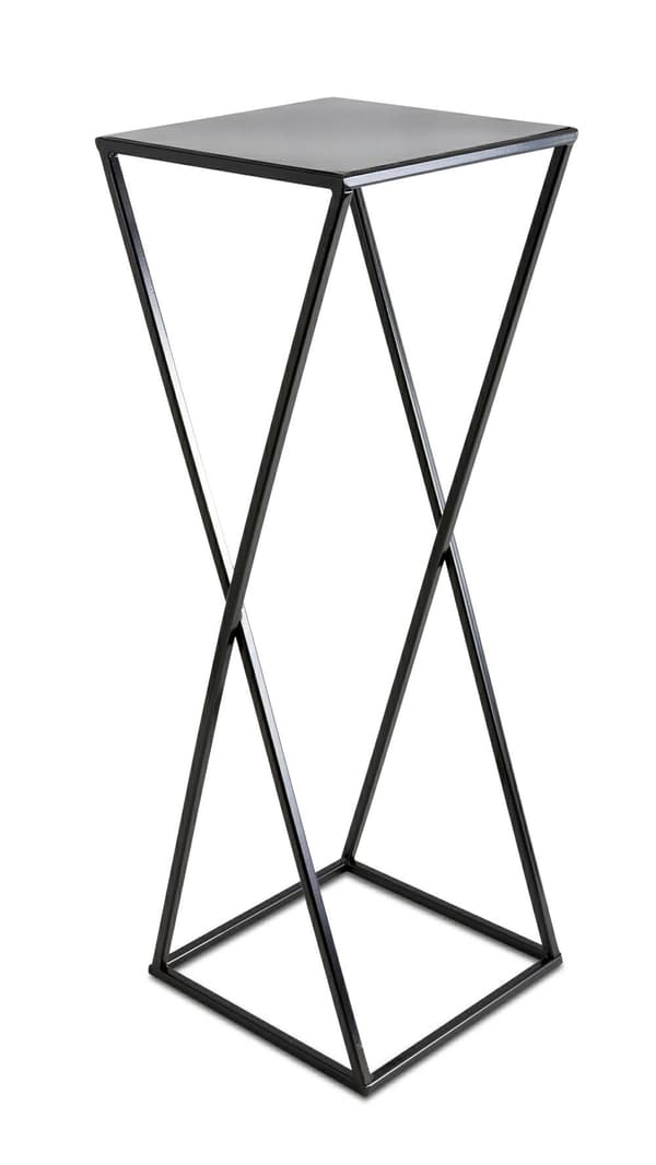 Moderne stående blomsterstativ 70 cm sort
