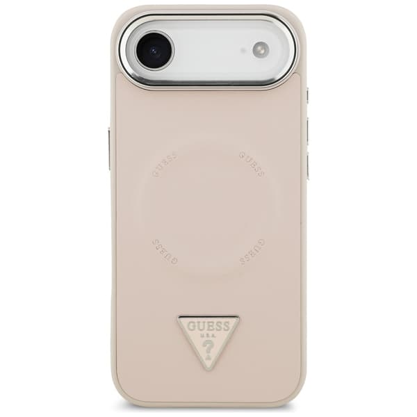 Guess Triangle Logo MagSafe-etui til iPhone Air, pink