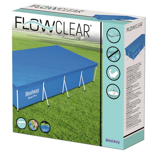 Bestway Flowclear Poolskydd, 400 x 211 cm