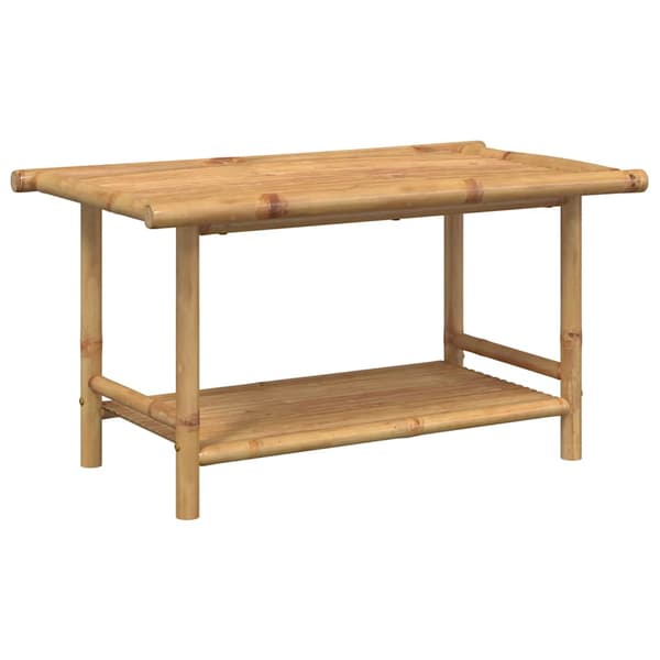 vidaXL Soffbord, 90x50x45 cm, bambu