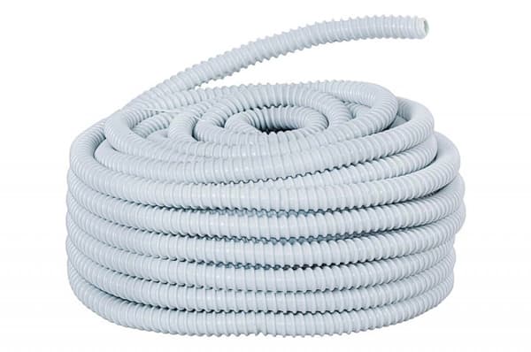 Flexibelt rör GUS 50 mm Grå Korrugerad 320N UV Halogenfri 1 m