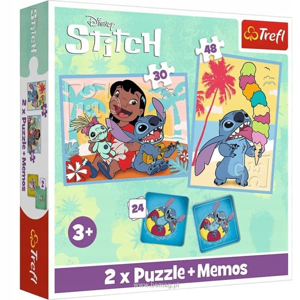 Pulmapeli + Muistio Lilo ja Stitch 3+ Trefl