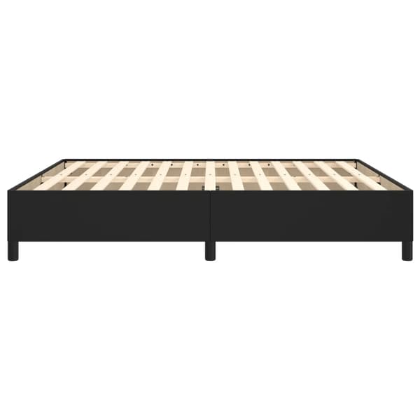 vidaXL sengestel sort 160x200 cm kunstlæder