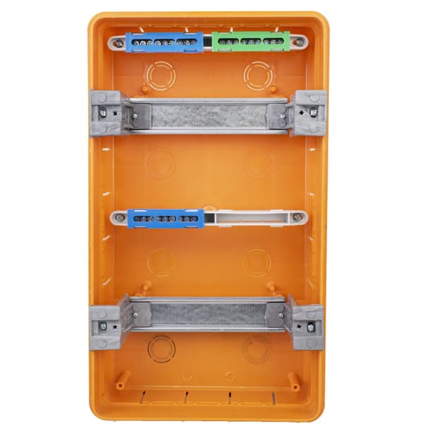 Infälld elcentral 2x8 RP-box 16 moduler ABS PC IP40
