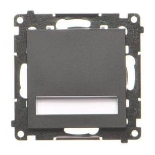 Simon 55 LED trappelampe neutral hvid 0,9W mat sort