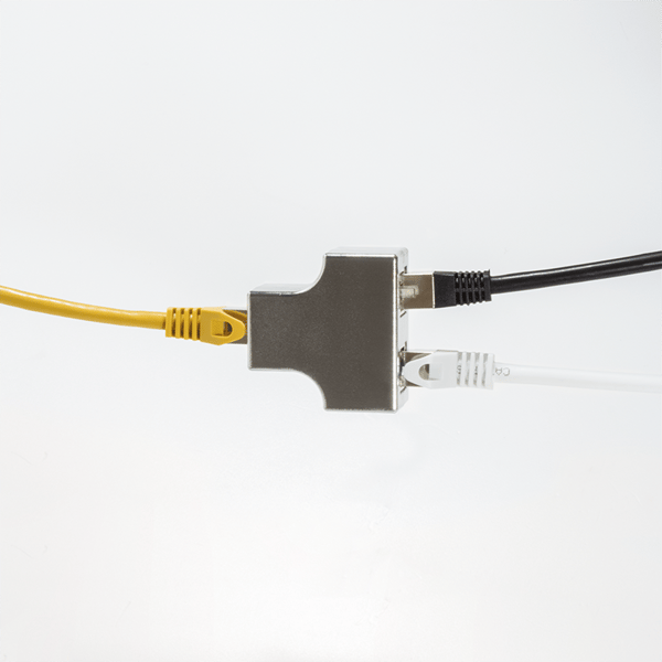 RJ45 T LogiLink netværksadapter 1 til 2 forbindelsessplitter, 10Mbit, Netværk