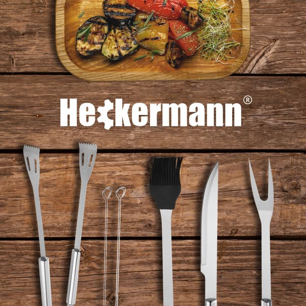 Heckermann IN-BBQ9 grilltillbehör - 9 delar