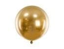 Rund, blank guldballon 60 cm