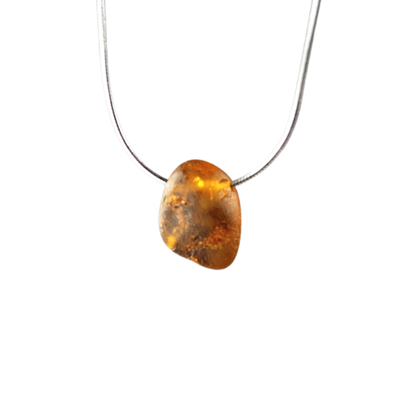 Cognac rav halskæde - Baltisk rav Collier