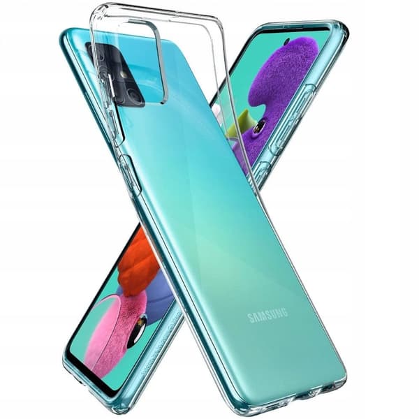 Bagcover til Samsung Galaxy A40 farveløs + 9H GLAS