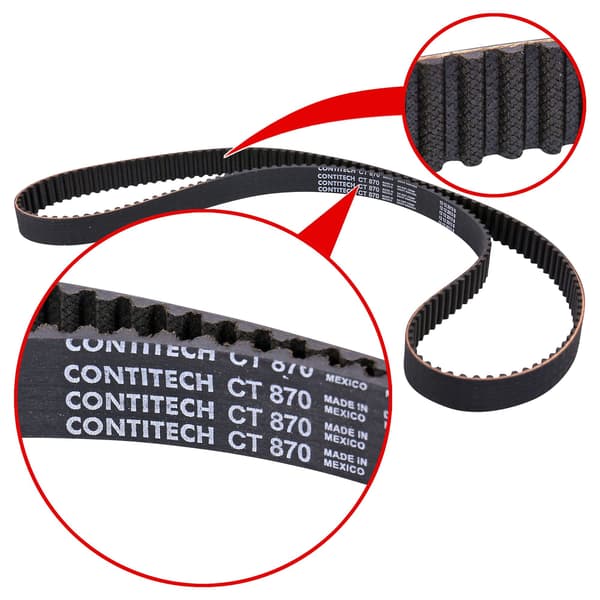 Tandremsæt (rem + rulle + væskepumpe) CONTITECH CT 870 WP2
