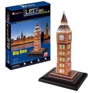 3D-PUSSEL LED-KLOCKA BIG BEN 28 EL 5010