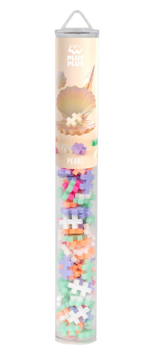 Plus-Plus Pearl -putkiblokit. 100 kappaletta
