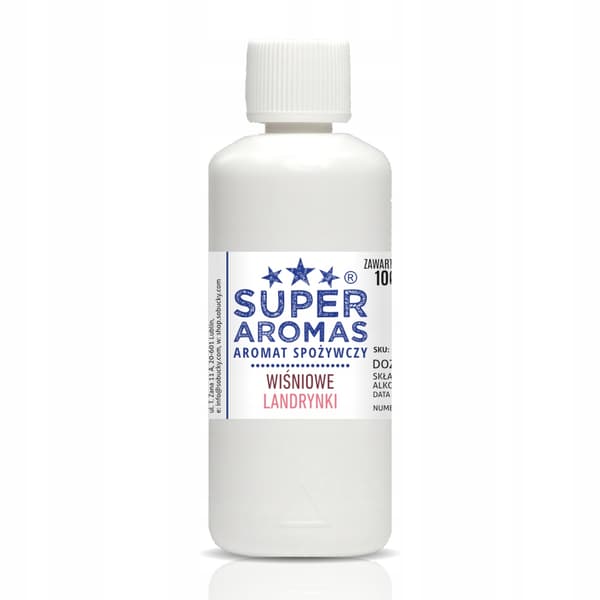 Superaromas Madsmag Kirsebær Hårdt Slik 100 ml