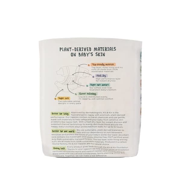 Engångsblöjor för barn R2 4-8 kg Testset med 10 Kit & Kin