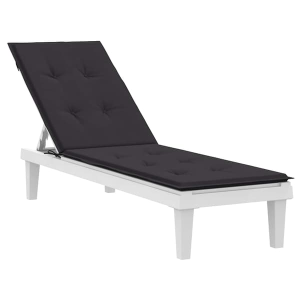 vidaXL liggestolspude, sort, (75+105)x50x3 cm