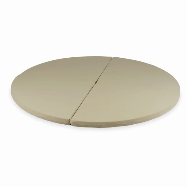 Legemåtte 160 cm til børn, rund, foldbar, beige