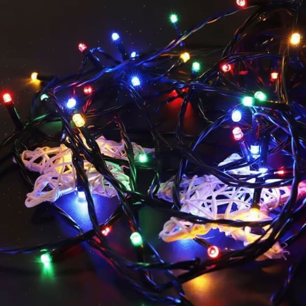 KRAFTFULLA JULGRANSLJUS 500 LED MULTI UTOMHUS INOMHUS PROGRAMMERARE 40M
