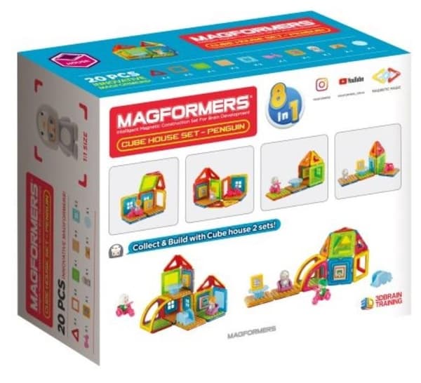 Magformers Kubehus Pingvin