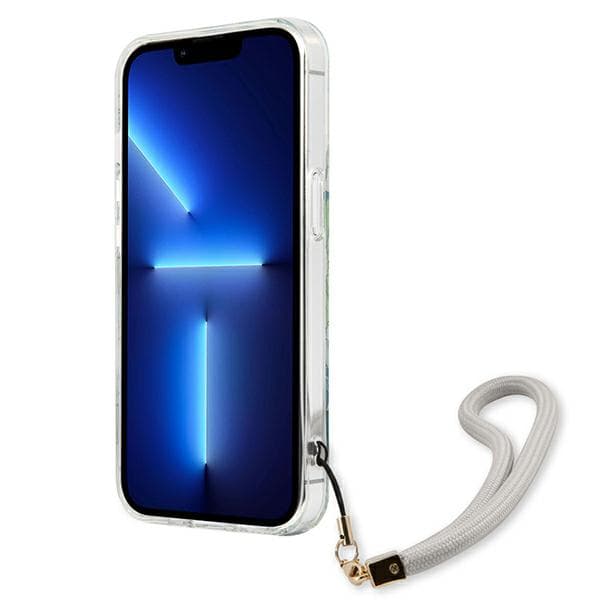 Guess Blommigt Remfodral till iPhone 13 Pro Max, Grönt