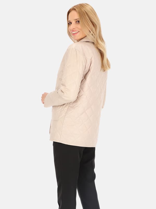 FORÅRSKORT QUILTET DAMEJAKKE