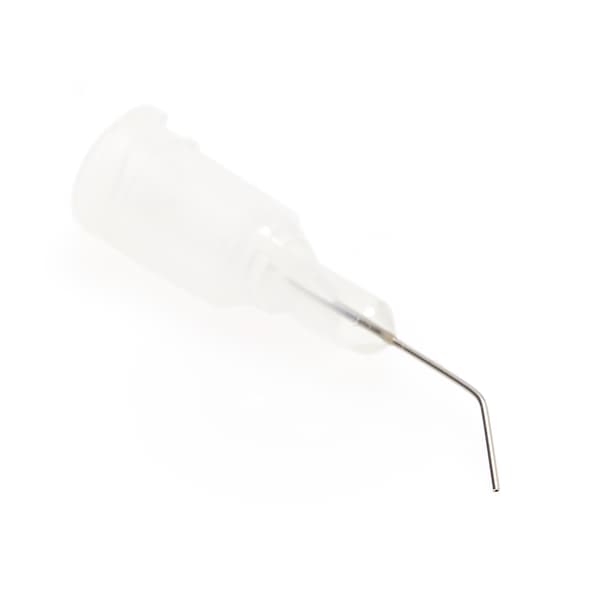 Fluxdispenseringsnål 27G (bøjet)