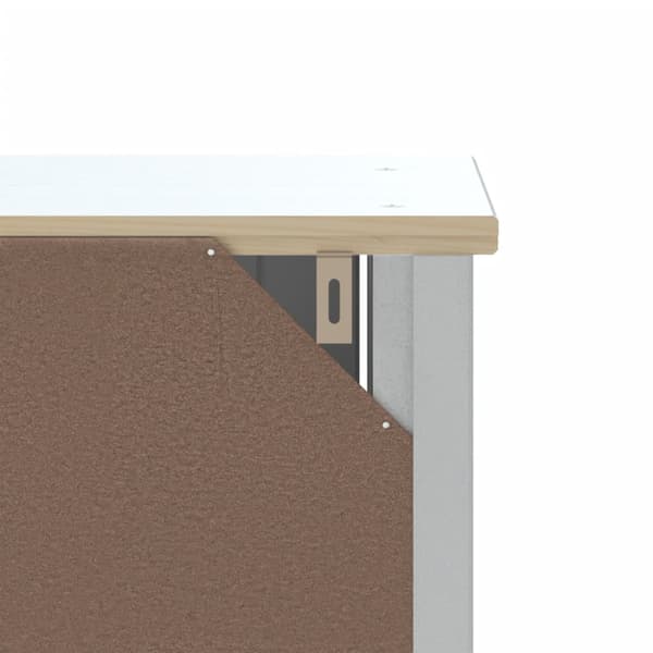 vidaXL BERG toiletskab hvid 60x27x164,5 cm træ
