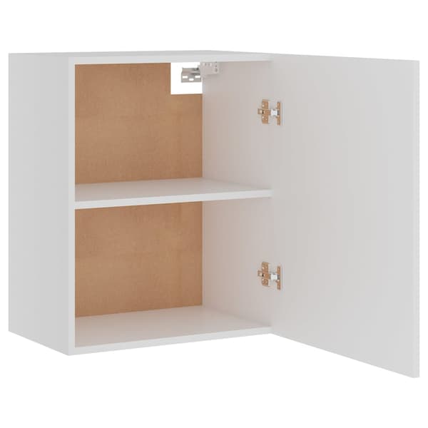 vidaXL vægskab hvid 50x31x60 cm spånplade