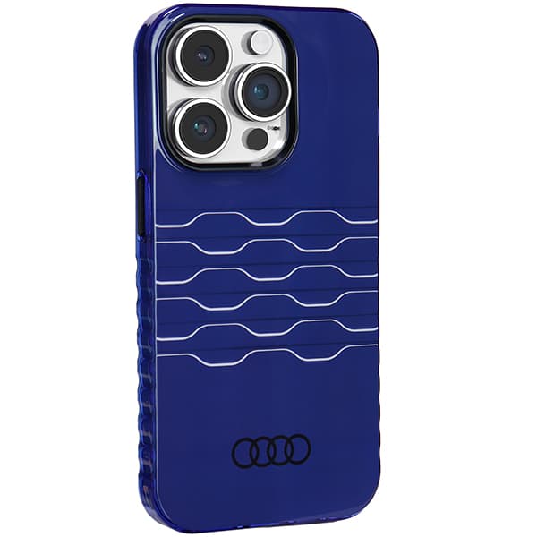 Audi IML MagSafe-etui til iPhone 14 Pro, marineblå